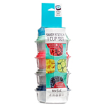 FIT & FRESH<sup>&reg;</sup> Snack N' Stack 1 Cup Container Set