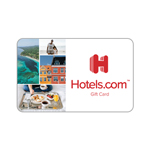 HOTELS.COM<sup>®</sup> Tarjeta de regalo de $25